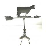 Cow Weathervane with Roof Bracket