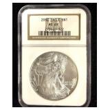 2002 American Eagle MS 69 $1
