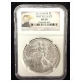 2012 American Eagle First Releases MS 69