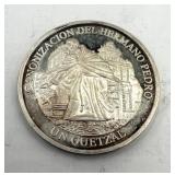 Pedro Betancourt Guatemalan Quetzal Coin