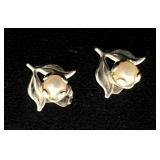 Floral Pearl Earrings