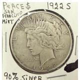 1922-S Peace Dollar