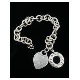 SS Tiffany Charm Bracelet