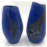Pr Blue Studio Pottery Vases