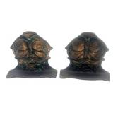 Cast Metal Butterfly Bookends