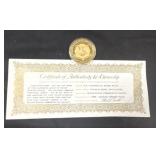 500 Hundred Dollar Gold Certificate Coin