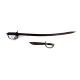 Saber & Mexican Bowie Knife