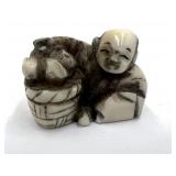 Farmer Japanese Netsuke