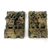 Pr Soapstone Bookends