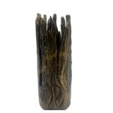 Spiral Cast Bronze Sculpture