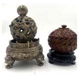 Asian Trinket Box & Incense Burner