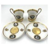 Rosenthal Porcelain Teacups & Saucers