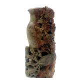 Carved Soapstone Vase