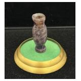 Miniature Carved Amethyst Quartz Vase