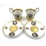 Rosenthal Porcelain Teacups & Saucers