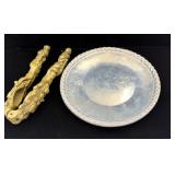 Brass Nutcracker & Mariposa Aluminum Plate