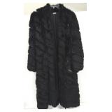 Rabbit fur full length winter coat