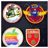 4 Embroidered Patches