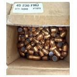 392 Rounds of .45 Reloading Bullets