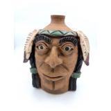 Kim T. Black Face Jug