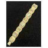 Alpaca Silver Abalone Bracelet