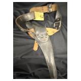 Burgess & Co Leather Gun Holster, Belt & Buckle