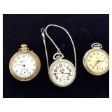 3 Assorted Pocket Watches