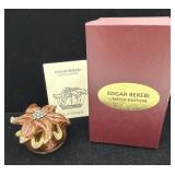 Edgar Berebi Lilac Flower Trinket Box