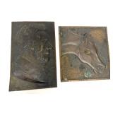 2-Portrait Copper Plaques