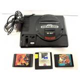 Sega Genesis Game Console & 3 Games