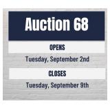 Auction #68 Dates and Times
