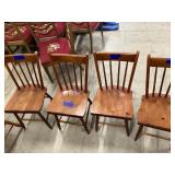 Wooden dining Chairs (4)