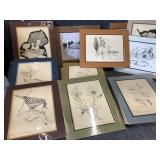 Box of Assorted Prints
