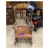 Nichols Stone wooden Rocking Chair