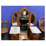 Vanity Set with Marble Tops