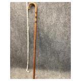 Wooden walking stick