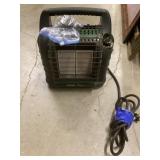 Big Buddy portable propane heater.