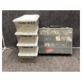 Plastic storage containers