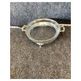 silver-plated casserole dish holder