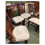 Bar Chairs (3), Reg Chair (1)