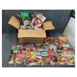 BOX OF COOKBOOKS