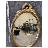 Oval Shaped wall mirror