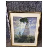 Claude Monet 'Woman with a Parasol' wall art