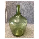 GREEN GLASS BOTTLE
