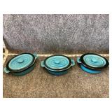 Oval mini casserole dishes