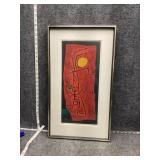 Framed artwork