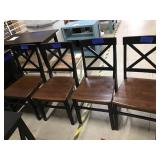 Wooden Dining Chairs (4)