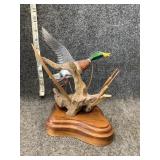 Home Decor. vintage mallard duck decoy sculpture