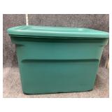 Storage Tote w/ Christmas Decor
