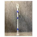 white Salomon brand alpine ski Poles